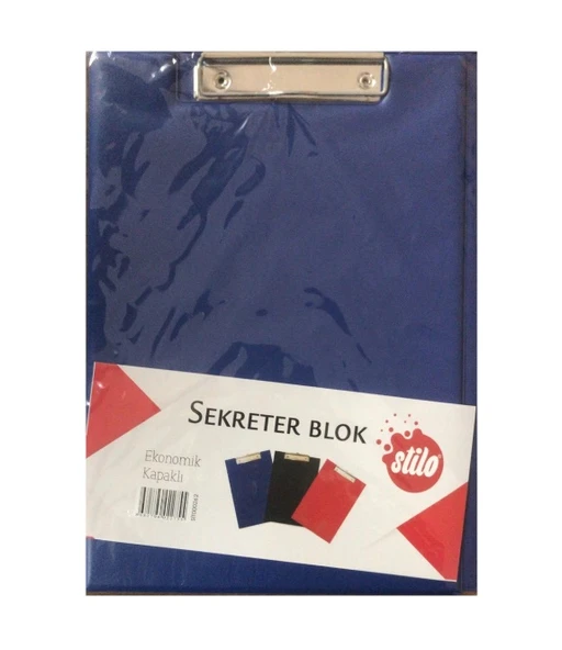 Stilo Sekreterlik Kapaklı A4 Mavi - 2 adet ürün görseli 1
