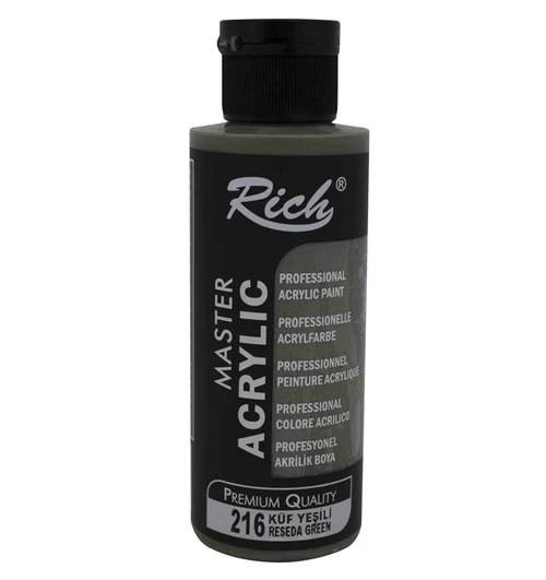 Rich Akrilik Boya 120 Ml Küf  Yeşili - 2 adet ürün görseli 1