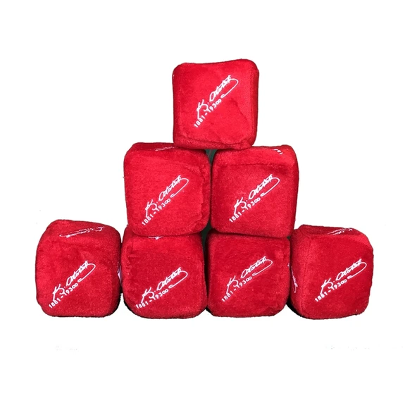Peluş Zar Atatürk İmzalı 6 Cm - 4 adet ürün görseli 1
