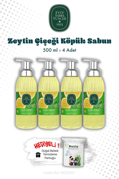 500 ML Çeşme Limonu Köpük Sabun X4 ve ROSIE ürün görseli 1