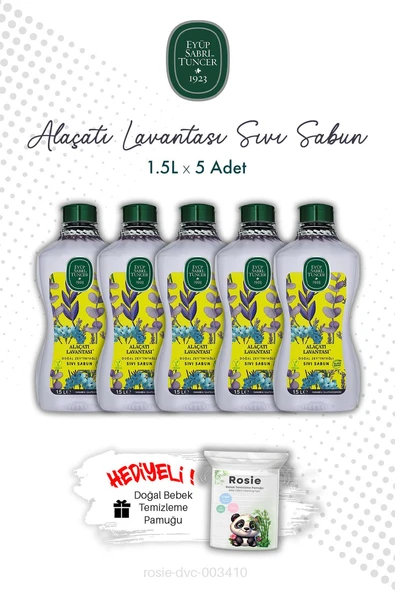 Alaçatı Lavantası X5 1.5L Sıvı Sabun ve ROSIE ürün görseli 1