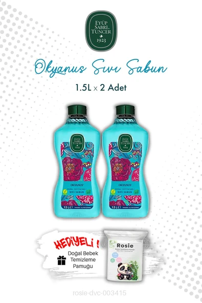 Eyüp Sabri Tuncer Okyanus 1.5L Sıvı Sabun X2 ve ROSIE ürün görseli 1