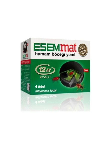Esemmat Hamam Böceği Yemi 4'lü 12 Ay Etkili ürün görseli 1