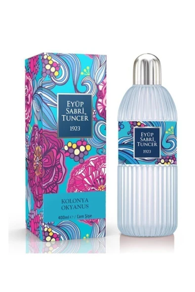 Kolonya Cam Şişe 400ml Okyanus ürün görseli 1