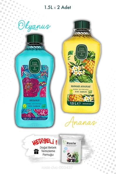 1.5L Sıvı Sabun Okyanus ve Hawaii Ananas ve ROSIE ürün görseli 1