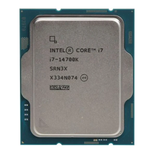 INTEL Raptor Lake i7-14700K TRAY 3.40Ghz/5.60Ghz 33MB 1700P 20Cores 125W VGA'li ürün görseli 1