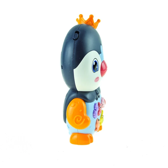 Oyuncak Penguen Işıklı Sesli Sevimli Penguen 16 Cm - Resim 4