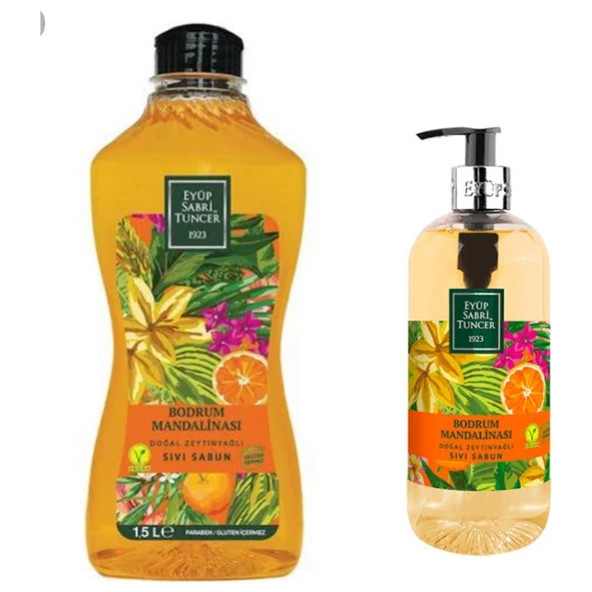 Bodrum Mandalinası Sıvı Sabun 1500+500 ml ürün görseli 1