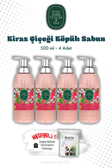 Eyüp Sabri Tuncer Japon Kiraz Çiçeği Köpük Sabun 500 ML X4 ve ROSIE ürün görseli 1