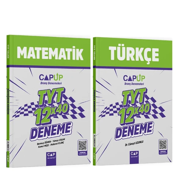Çap Yayınları TYT Matematik ve Türkçe Deneme Seti 2 Kitap ürün görseli 1