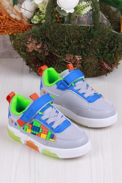 Fort Cool Legos Rahat Hafif Sneaker Işıklı Erkek Çocuk Ayakkabı ürün görseli 1