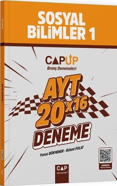 AYT Sosyal Bilimler 1 20 X 16 Up Deneme Çap Yayınları ürün görseli 1
