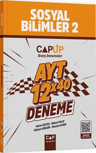 AYT Sosyal Bilimler 2 12 X 40 Up Deneme Çap Yayınları ürün görseli 1