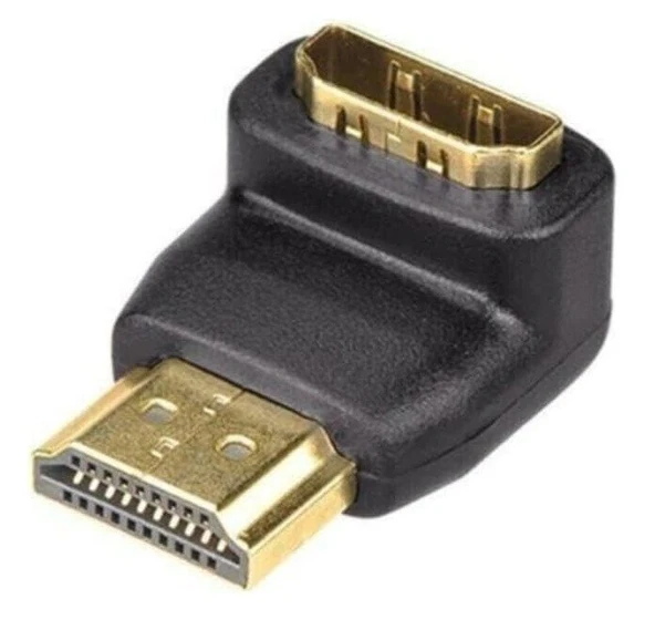 Hdmi L Dirsek 90 Derece Çevirici Dönüştürücü Uzatma Adaptörü 4519 ürün görseli 1