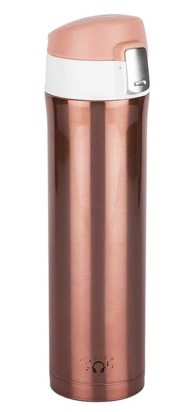 Pembe Rose Gold Paslanmaz Çelik Termos 450ML - Resim 4