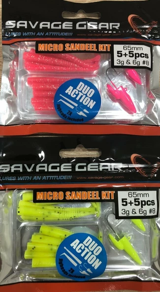 Savage Gear Micro Sandeel Kit Türkiye Özel Renk Çalışması ürün görseli 1