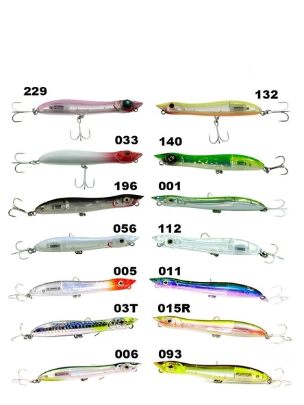 Fujin Z-Walker 100mm 11gr Su Üstü Maket Balık ürün görseli 1