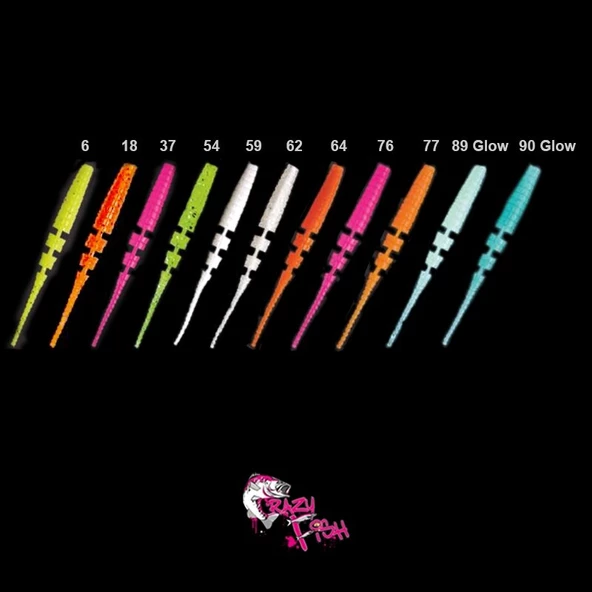 CRAZY FISH POLARIS 2 54 MM SAHTE SİLİKON ürün görseli 1