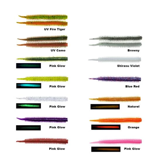 FUJIN Yummy Sandworm 7cm LRF Silikonu - Resim 4