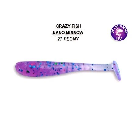 CRAZY FISH NANO MINNOW 1,6 / 40 MM SAHTE SİLİKON ürün görseli 1