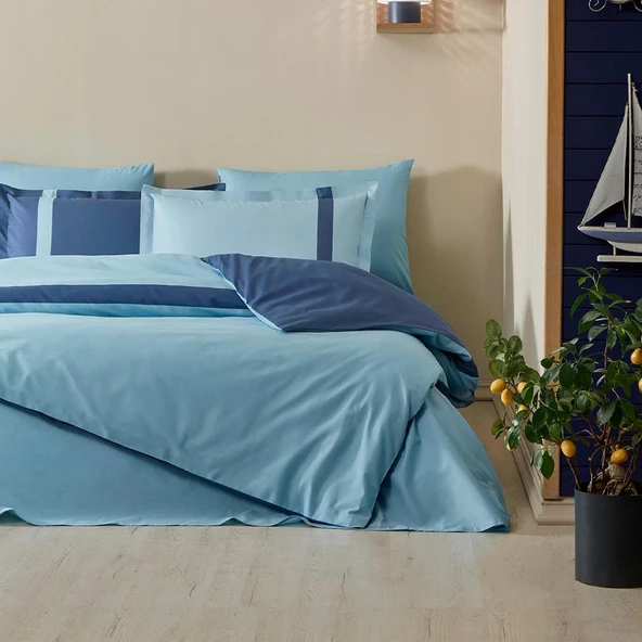 Özdilek Çift Kişilik Ranforce Nevresim Takımı Stripe Colour ürün görseli 1