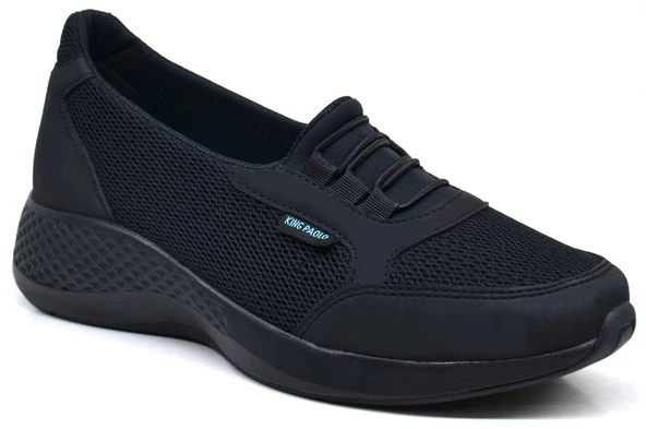 King Paolo U6600 KRAKERS CASUAL - SİYAH - KADIN AYAKKABI ürün görseli 1