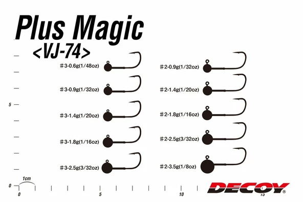 DECOY VJ-74 Plus Magic Jig Head - Resim 3