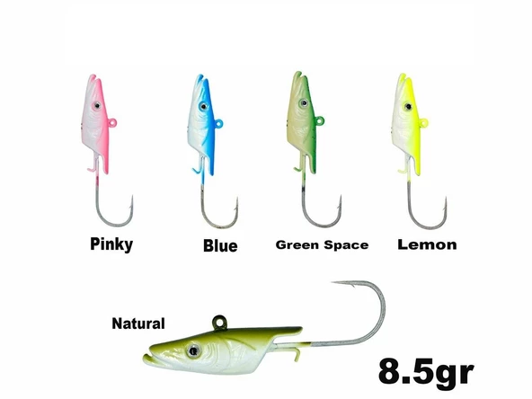 Fujin Salt Eel 8.5gr Jighead - Resim 2