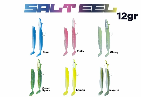 Fujin Salt Eel 10cm 12gr x2 Silikon Yem ürün görseli 1
