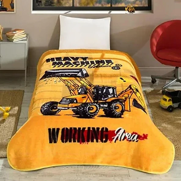 Özdilek Tek Kişilik Battaniye Baskılı Prime Heavy Machine ürün görseli 1