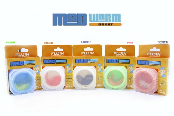Fujin Mad Worm 9cm LRF Silikonu - Resim 2