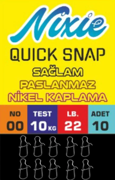 NİXİE QUİCK SNAP (Sahte Balık Klipsi) ürün görseli 1