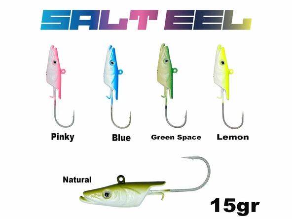 Fujin Salt Eel 15gr Jighead ürün görseli 1