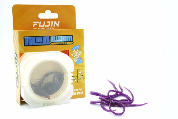 Fujin Mad Worm 9cm LRF Silikonu - Resim 6