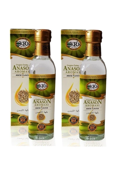Anason Aroması 250 ml 2 Adet Cam Şişede Krk Anoson Aroması 250 Cc ürün görseli 1