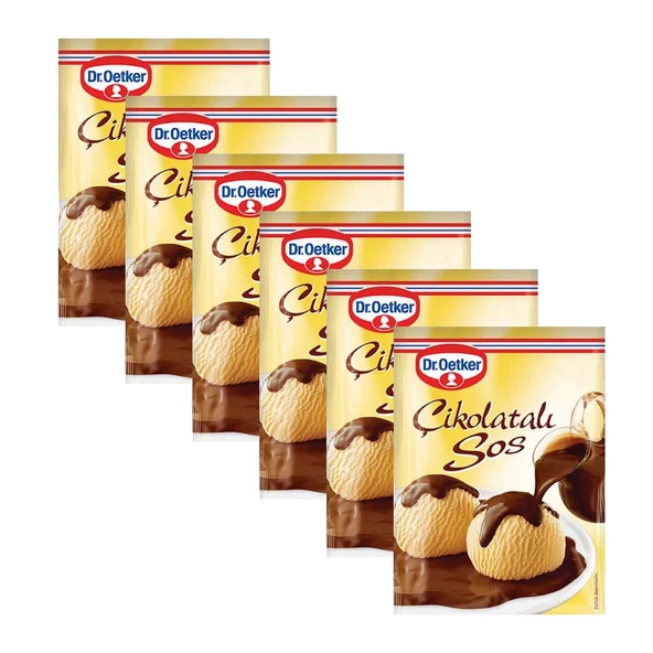 Dr. Oetker Çikolatalı Sos 123 gr x 6 Adet ürün görseli 1