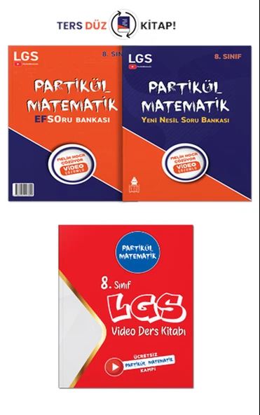 8. Sınıf Yeni Nesil Efso Matematik Soru Bankası  ve Kamp Kitabı - Partikül Matematik ürün görseli 1