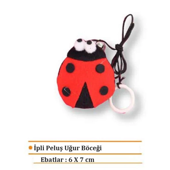 Eastland İpli Peluş Uğur Böceği 7 cm ürün görseli 1