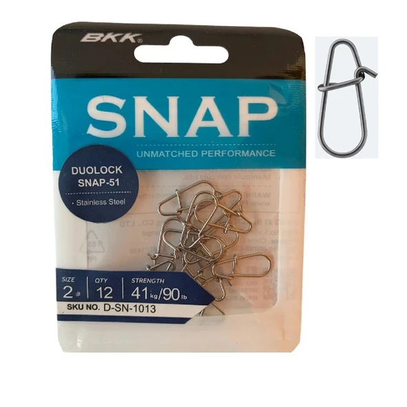 BKK Duolock Snap-51 Yapay Yem Klipsi No:2 (12'li Paket) ürün görseli 1