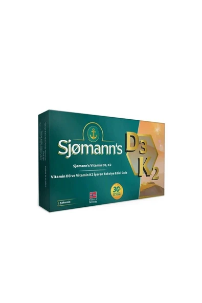 SJOMANNS VİTAMİN  D3K2 ürün görseli 1