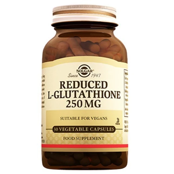 Solgar L-Glutathione 250 mg (Reduced) 30 Kapsül ürün görseli 1