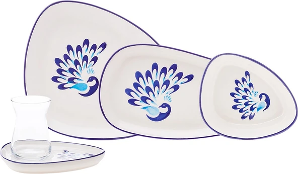 Karaca Peacock 24 Parça 6 Kişilik Kahvaltı Seti - Resim 9