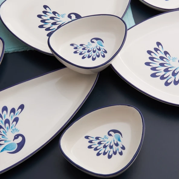 Karaca Peacock 24 Parça 6 Kişilik Kahvaltı Seti - Resim 7