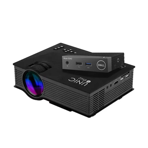 UNIC PROJEKSİYON CİHAZI AN-6822 PROJEKSİYON CİHAZI & HYPER BOX 4K ANDROİD TV BOX FREE IP ürün görseli 1
