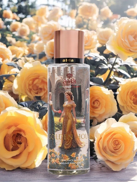 Golden Hour Çiçeksi- Şekerli Vücut Spreyi & Parfümü Unisex 250 ml ürün görseli 1