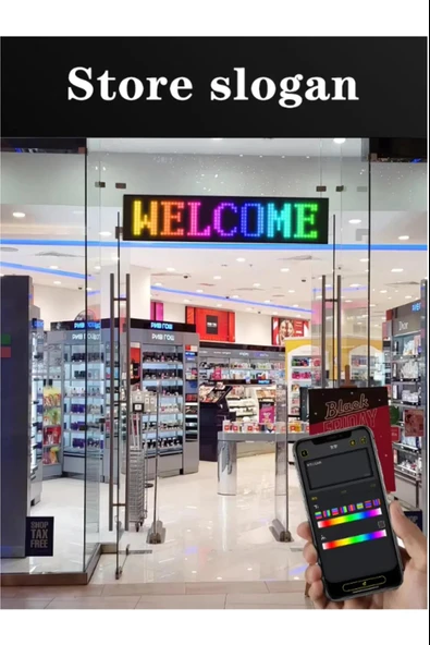90 Cm İşyeri Tır Kamyon Otobüs Uyumlu Rgb Led Panel 19,2x89,8cm Ölçü 16x96 Led Sayısı Kumanda +Kablo ürün görseli 1