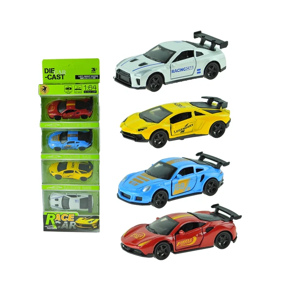 Oyuncak Metal Arabalar Çek Bırak 4'lü Set 10 Cm 1:64 Ölçek ürün görseli 1