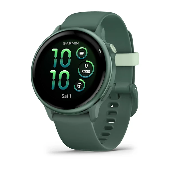 Garmin Vivoactive 6 Metalik Jasper Yeşili ürün görseli 1