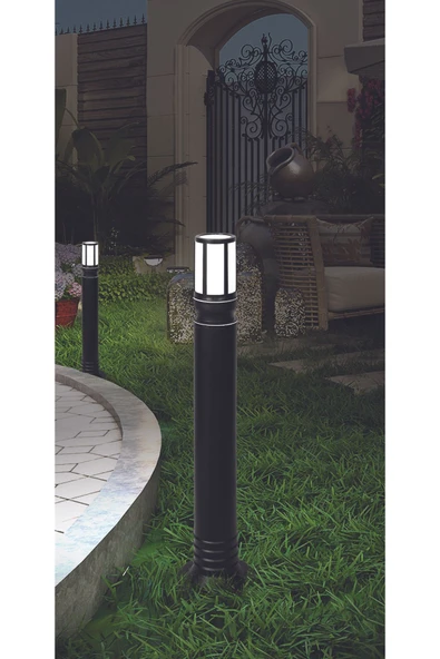 Ucuz Geldi Zita Bahçe Aydınlatması Galata Kafesli 80 cm Set Üstü Bahçe Direk Lambası 220v ürün görseli 1