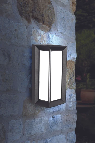 Ucuz Geldi Bahçe Aydınlatması Led Işık 25cm 12w Beyaz Işık 6500k Zita Ultra Bahçe Duvar Aplik Su Geçirmez ürün görseli 1